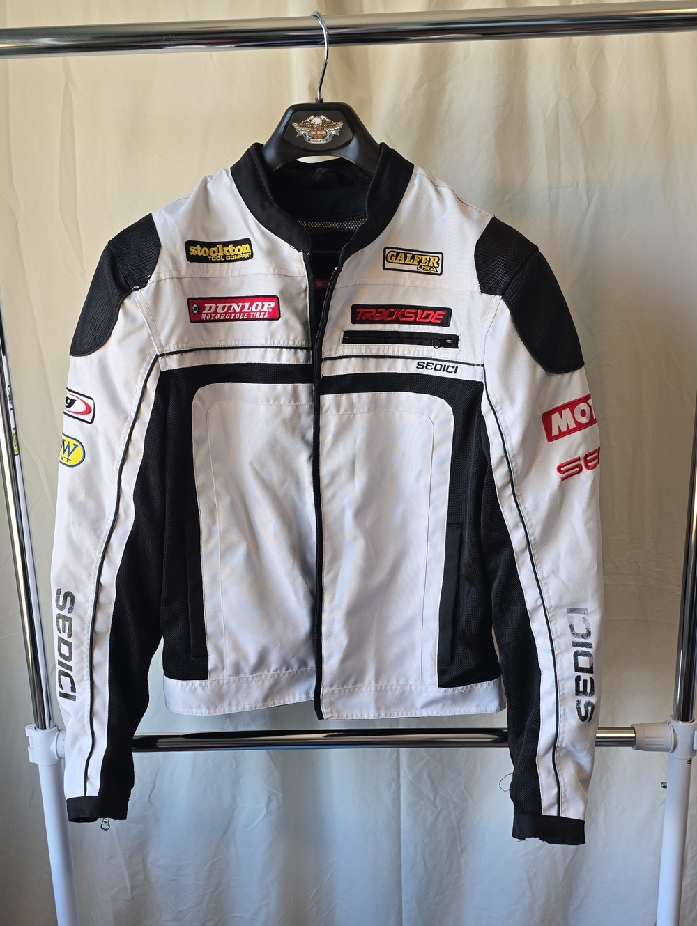 SEDICI Men's L White & Black Racing Jacket